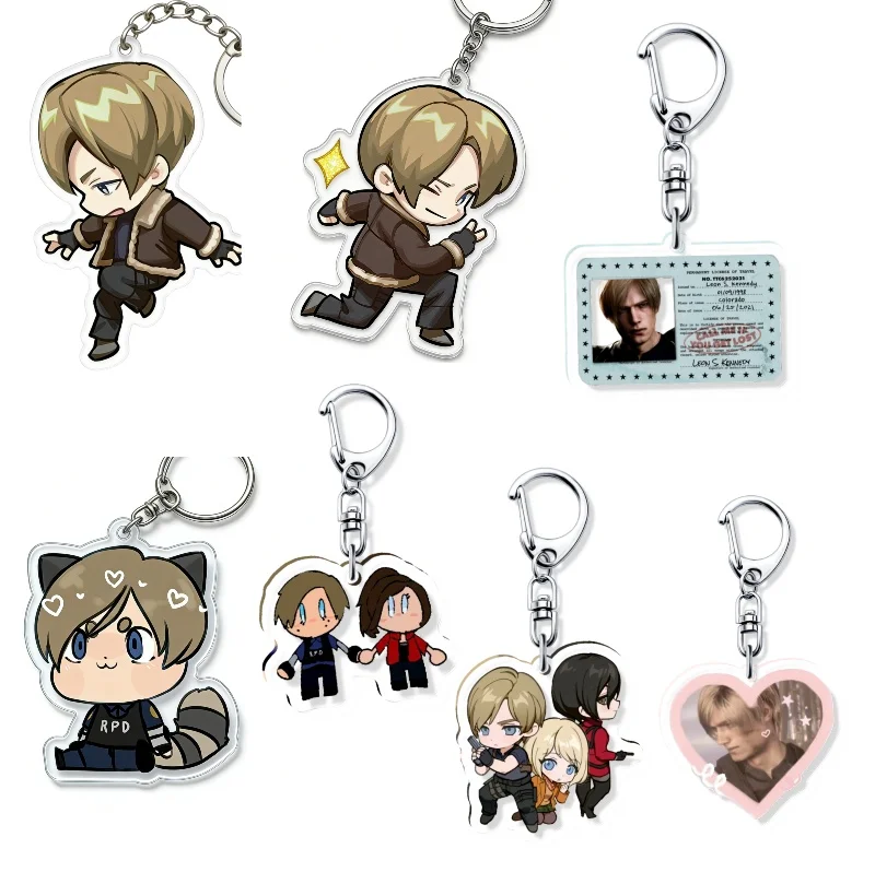 Leon Q Ver RE4 Game Peripherals Requiem Grace Kingring Victor Gideon Acrylic Keychain Exquisite Backpack Pendant Accessories
Leon Q Ver RE4 Game Peripherals Requiem Grace Kingring Victor Gideon Acrylic Keychain Exquisite Backpack Pendant Accessories