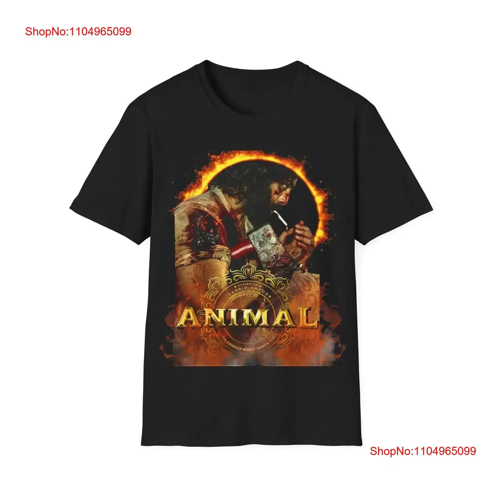 Animal Movie Desi Bollywood Indian Ranbir Kapoor Softstyle T Shirt vintage Washed Comfortable Stretched Top For Everyday Wear
Animal Movie Desi Bollywood Indian Ranbir Kapoor Softstyle T Shirt vintage Washed Comfortable Stretched Top For Everyday Wear