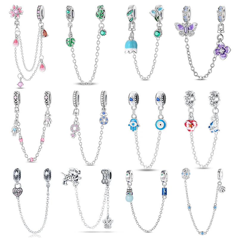 925 Sterling Silver Rainforest Turtle Backed Bamboo Safety Chain Charms Beads Fit 3mm Original Bracelet DIY Women Jewelry Gifts
925 Sterling Silver Rainforest Turtle Backed Bamboo Safety Chain Charms Beads Fit 3mm Original Bracelet DIY Women Jewelry Gifts