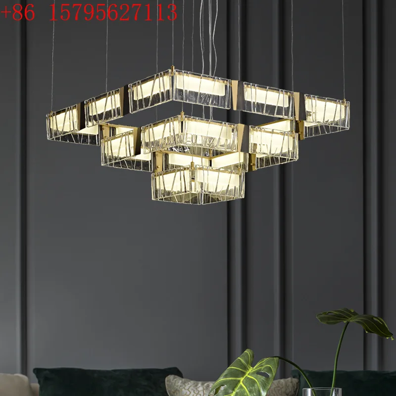 Postmodern light luxury chandelier All copper luxury living room lamp Atmospheric simple hall lamp Villa chandelier
Postmodern light luxury chandelier All copper luxury living room lamp Atmospheric simple hall lamp Villa chandelier