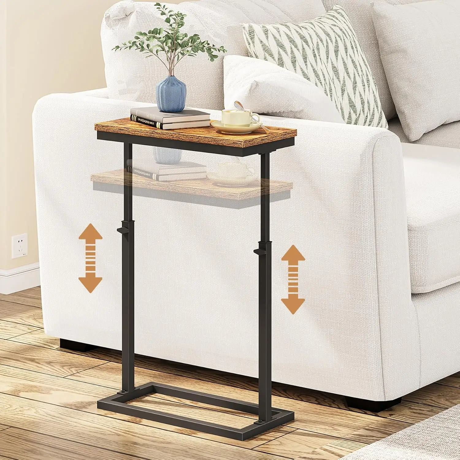 End Table, Side Table, Tall Couch Table, Sofa Table, Living Room, Bed Room, Brown TB01BB083
End Table, Side Table, Tall Couch Table, Sofa Table, Living Room, Bed Room, Brown TB01BB083