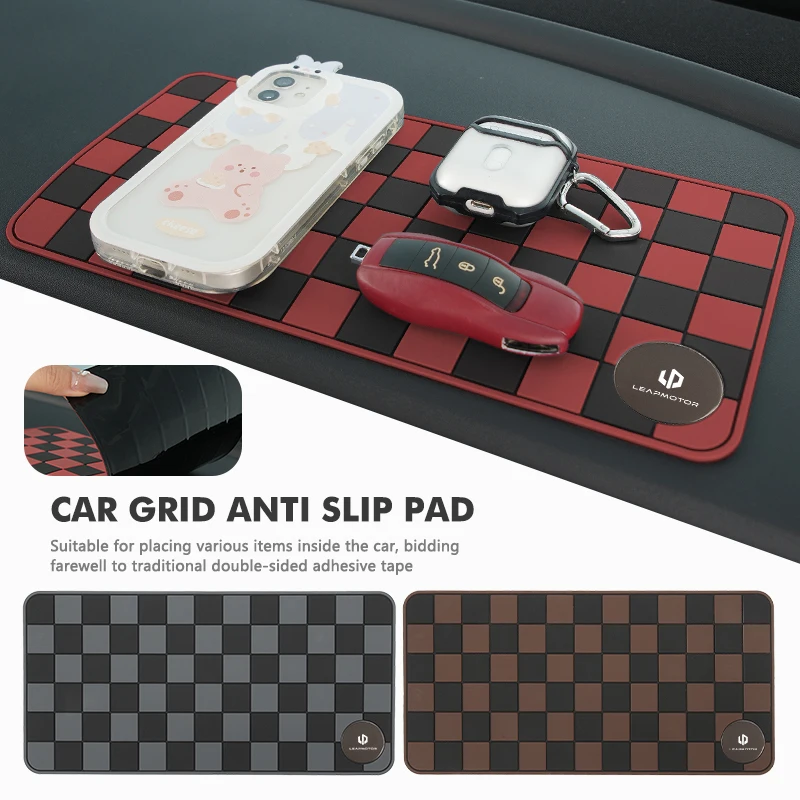 Car Anti-Slip Pad Dashboard Phone Holder Non-Slip Grid Mat For Leapmotor LP T03 S01 C11 C01 2022 2023 2021 Reev
Car Anti-Slip Pad Dashboard Phone Holder Non-Slip Grid Mat For Leapmotor LP T03 S01 C11 C01 2022 2023 2021 Reev