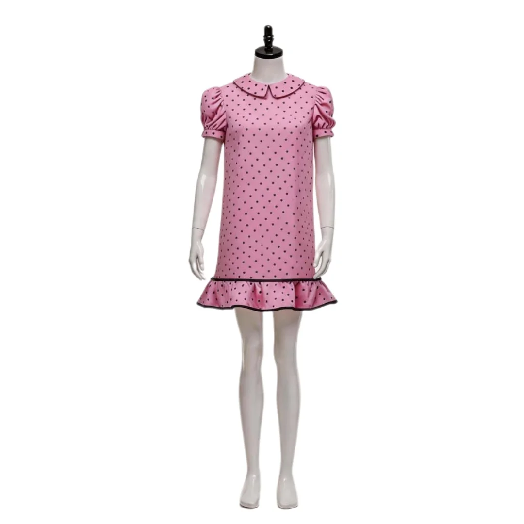 Women Sally Halloween Cosplay Dress Women's Summer Elegant Cute Pink Polka Dot Dress
Women Sally Halloween Cosplay Dress Women's Summer Elegant Cute Pink Polka Dot Dress