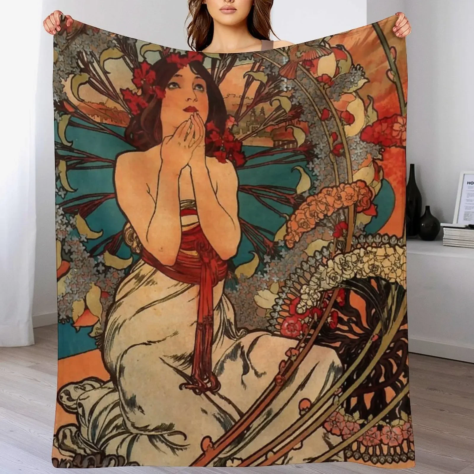 Monaco Monte Carlo.1897,Alphonse Mucha,litography Throw Blanket warm winter Picnic Blankets
Monaco Monte Carlo.1897,Alphonse Mucha,litography Throw Blanket warm winter Picnic Blankets