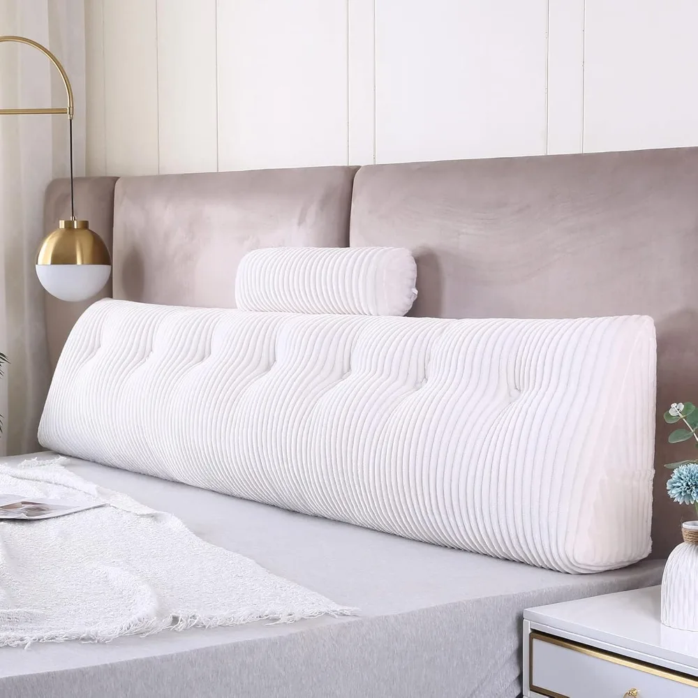 Wedge Headboard Pillows Head Roll Pillow Bed Wedge Pillow for Headboard Bolster for Bed Rest Reading Pillows Backrest Pillows
Wedge Headboard Pillows Head Roll Pillow Bed Wedge Pillow for Headboard Bolster for Bed Rest Reading Pillows Backrest Pillows