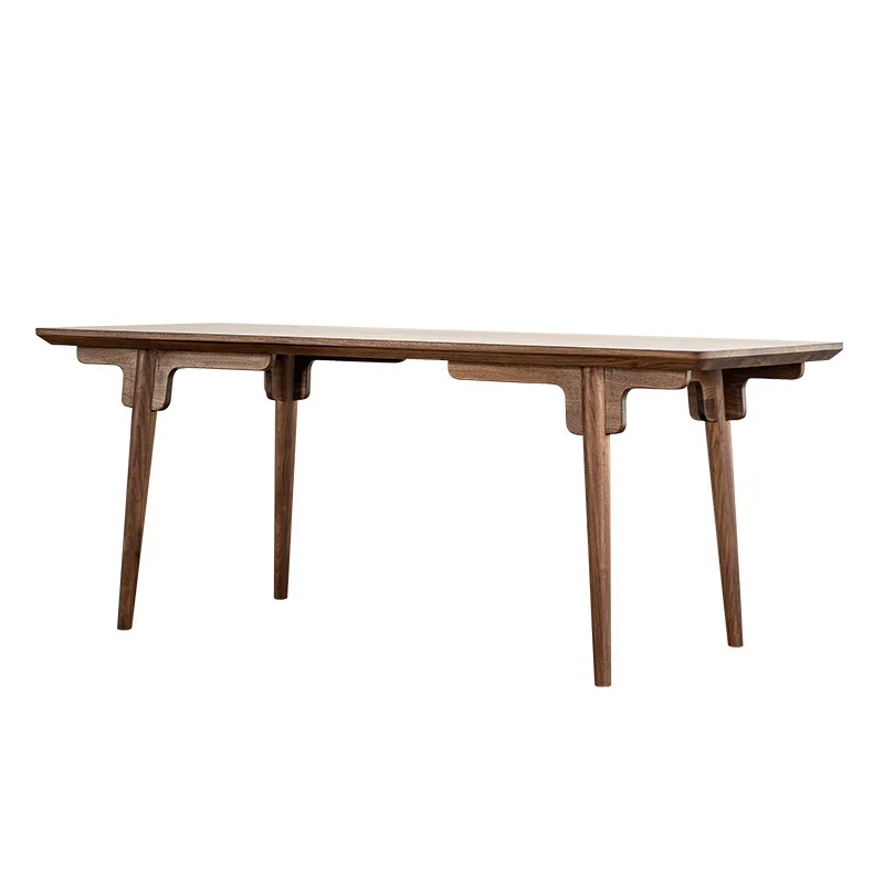 New Chinese Zen black walnut tea table and chair combination Kung Fu tea table Zen house t
New Chinese Zen black walnut tea table and chair combination Kung Fu tea table Zen house t