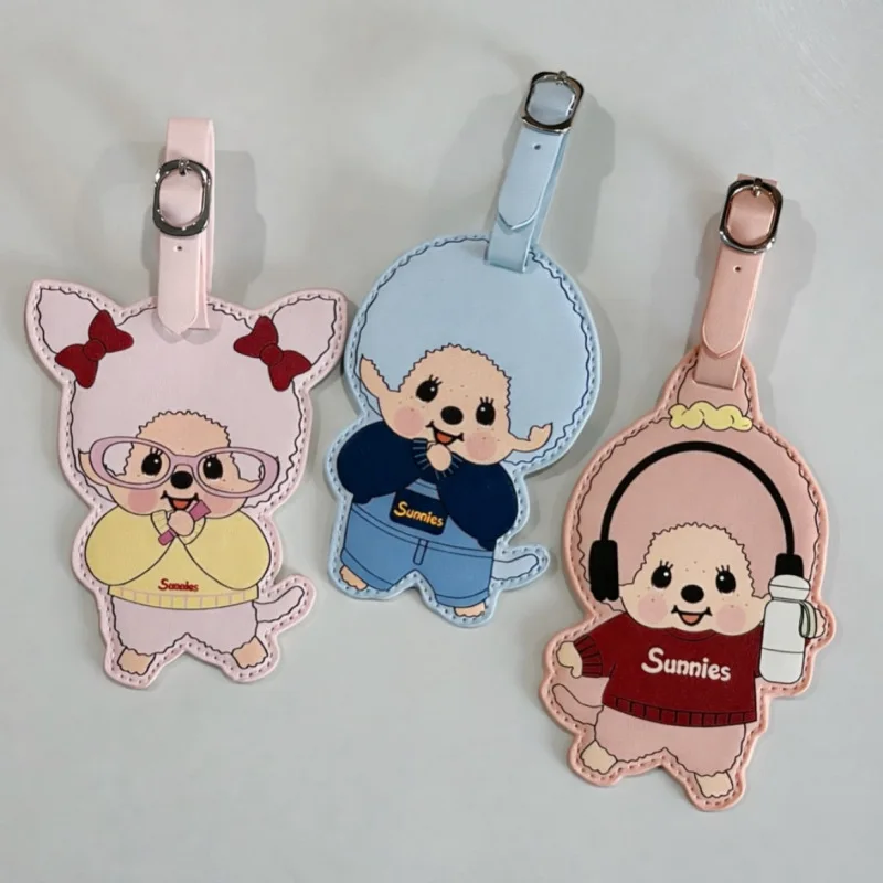 Monchichi hanging tag Boarding pass Consignment identification tag soft plastic luggage tag
Monchichi hanging tag Boarding pass Consignment identification tag soft plastic luggage tag