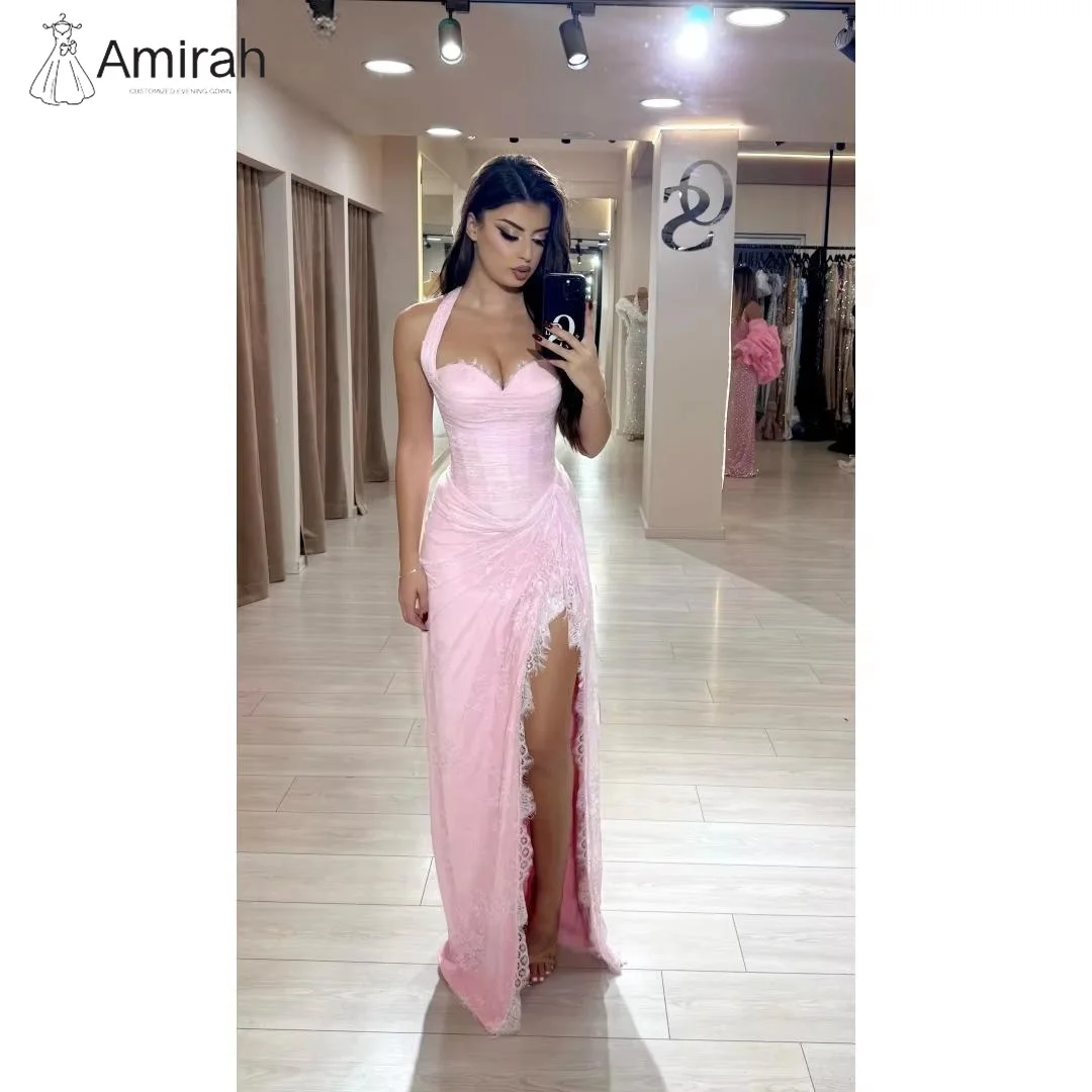 Amirah Fishtail Side Slit Elegant Prom Dresses 2025 Pink Chiffon Luxury Women's Elegant Party Dress Customized Off the Shoulders
Amirah Fishtail Side Slit Elegant Prom Dresses 2025 Pink Chiffon Luxury Women's Elegant Party Dress Customized Off the Shoulders