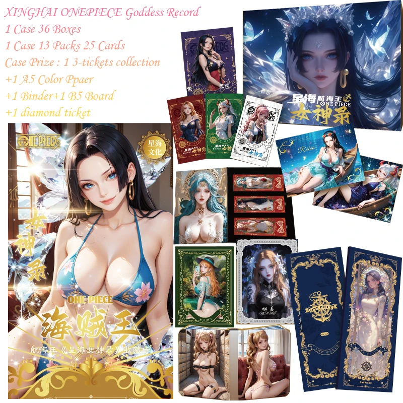 XINGHAI ONEPIECE Goddess Record Cards Аниме One Piece Cards Nami Luffy Коллекция персонажей Карты Игра Детский подарок Игрушка
XINGHAI ONEPIECE Goddess Record Cards Аниме One Piece Cards Nami Luffy Коллекция персонажей Карты Игра Детский подарок Игрушка