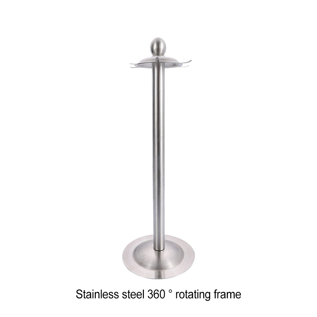 Silver Modern Style Kitchen Utensil Stand With 6 Stainless Steel Hooks 360 Degree Rotating
Silver Modern Style Kitchen Utensil Stand With 6 Stainless Steel Hooks 360 Degree Rotating