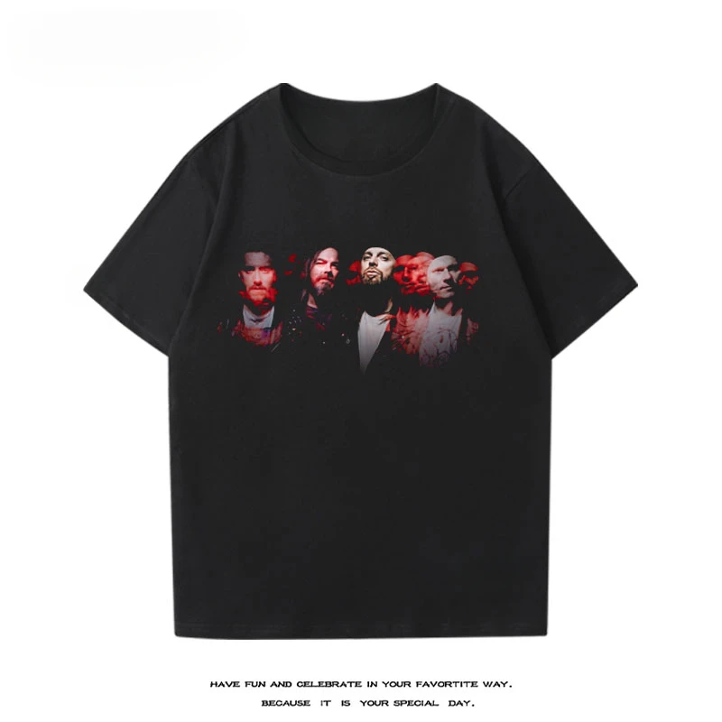 2025 Summer Bullet for My Valentine Metal Rock Band Men's Short Sleeve Fashion T-shirt High Quality Men's and Women's T-shirts
2025 Summer Bullet for My Valentine Metal Rock Band Men's Short Sleeve Fashion T-shirt High Quality Men's and Women's T-shirts