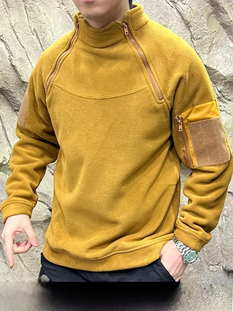 Тактическая серия: Мужская утепленная толстовка на молнии с флисовой подкладкой, свободного кроя, для активного отдыха, теплая, с высоким воротником, зимняя
Тактическая серия: Мужская утепленная толстовка на молнии с флисовой подкладкой, свободного кроя, для активного отдыха, теплая, с высоким воротником, зимняя