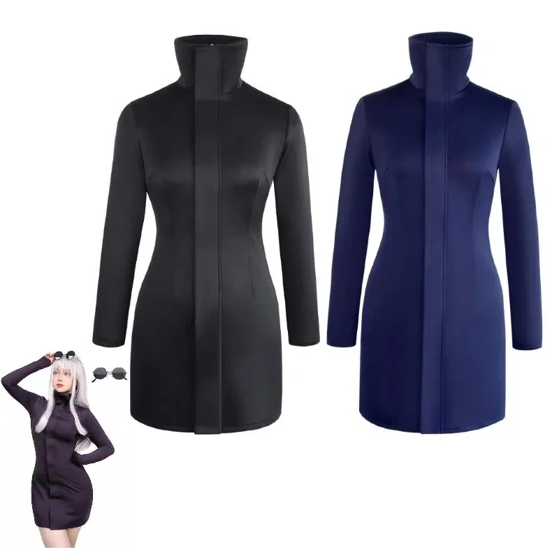 Anime Jujutsu Kaisen Satoru Gojo Cosplay Costumes Men Women Black Blue Dress Uniform Send Glasses Halloween Role Play Outfit 
Anime Jujutsu Kaisen Satoru Gojo Cosplay Costumes Men Women Black Blue Dress Uniform Send Glasses Halloween Role Play Outfit