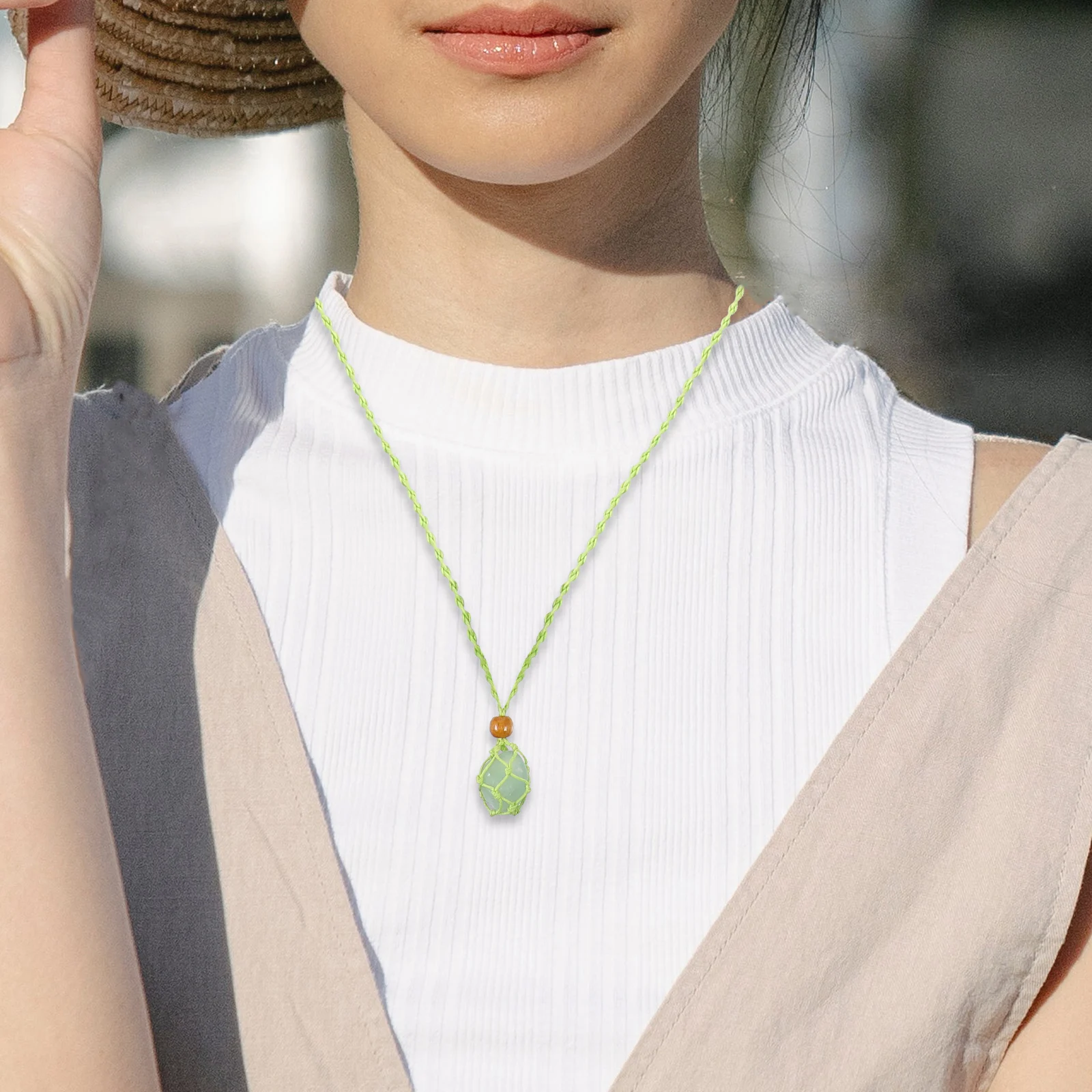 7pcs Crystal Necklace Natural Mesh Pendant Irregular Stone Women Men Sweater Chain Jewelry Gift Long Necklaces Home Decor Wind
7pcs Crystal Necklace Natural Mesh Pendant Irregular Stone Women Men Sweater Chain Jewelry Gift Long Necklaces Home Decor Wind