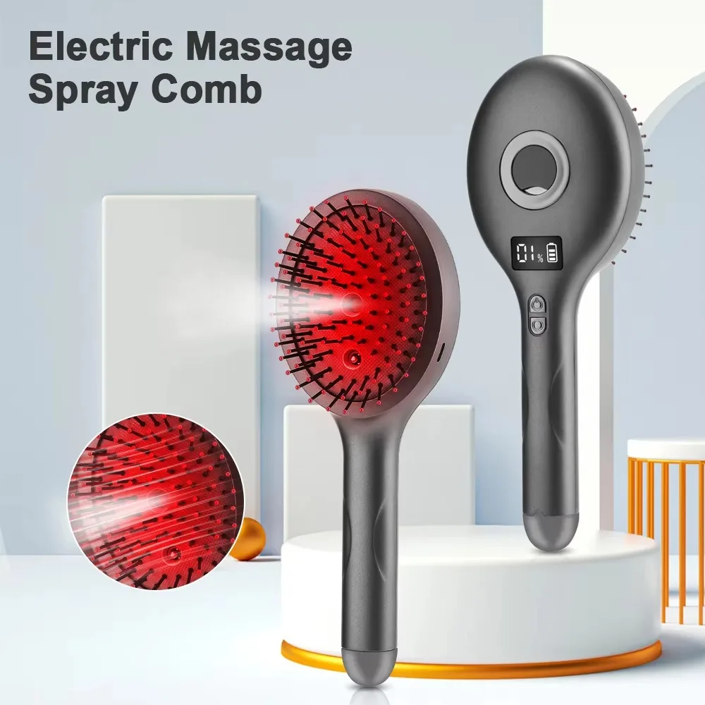 High Frequency Vibration 2-in-1 Styling Brush 650nm Red Light Smooth Electric Massage Spray Comb Hair Follicle Massage
High Frequency Vibration 2-in-1 Styling Brush 650nm Red Light Smooth Electric Massage Spray Comb Hair Follicle Massage