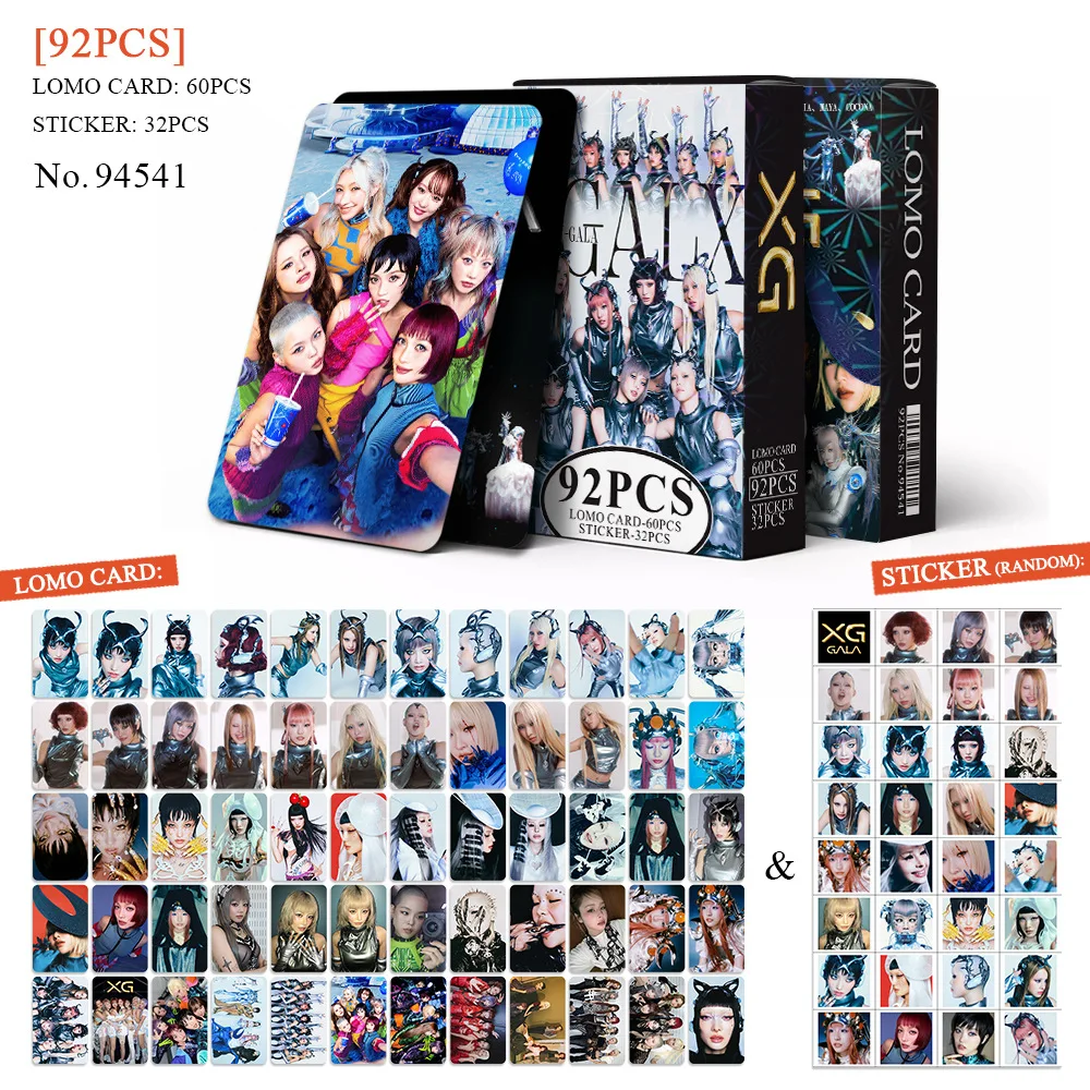 92Pcs/Set Kpop Idol Girl XG New Album Lomo Cards Photocards Sticker JURIN CHISA COCONA HINATA HD Printd Postcards Fans Gift
92Pcs/Set Kpop Idol Girl XG New Album Lomo Cards Photocards Sticker JURIN CHISA COCONA HINATA HD Printd Postcards Fans Gift
