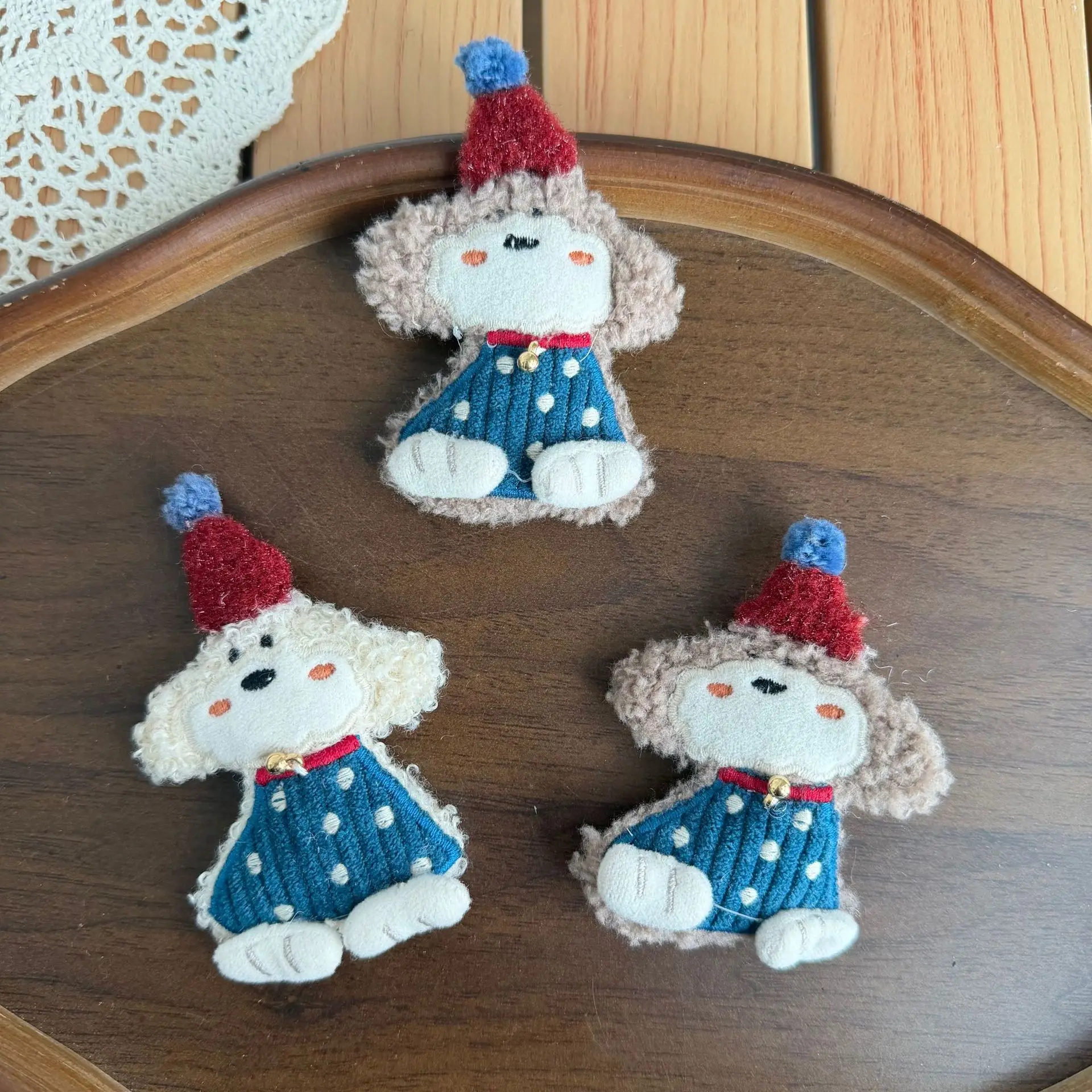 3D Stuffed Fabric Curly Puppy Cartoon DIY Embellishment for Bag Hat Clothing Accessory Handmade Soft Cute Premium
3D Stuffed Fabric Curly Puppy Cartoon DIY Embellishment for Bag Hat Clothing Accessory Handmade Soft Cute Premium