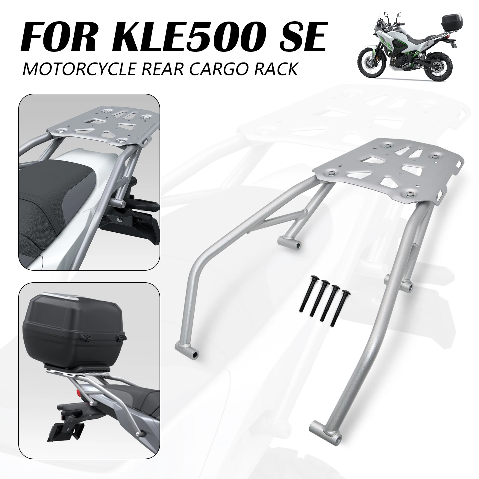 Seat Luggage Rail Clamp For Kawasaki KLE500 SE ABS KLE 500 2026 Motorcycles Rear Cargo Rack Tail Luggage Carrier Accessories
Seat Luggage Rail Clamp For Kawasaki KLE500 SE ABS KLE 500 2026 Motorcycles Rear Cargo Rack Tail Luggage Carrier Accessories