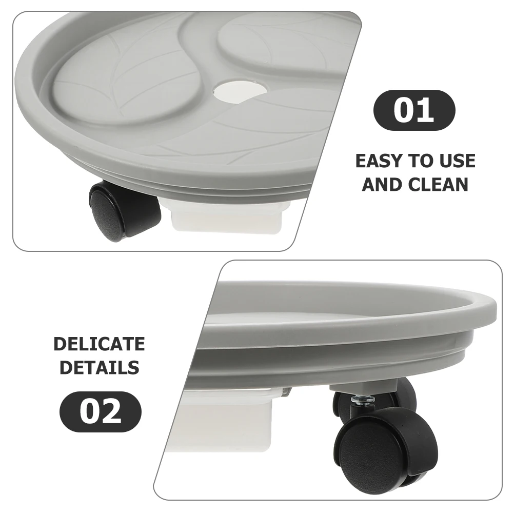 Rolling Flower Pot Tray Plant Cart with Wheels Durable Plastic Water Container Smooth Moving Large Capacity Indoor for Home
Rolling Flower Pot Tray Plant Cart with Wheels Durable Plastic Water Container Smooth Moving Large Capacity Indoor for Home