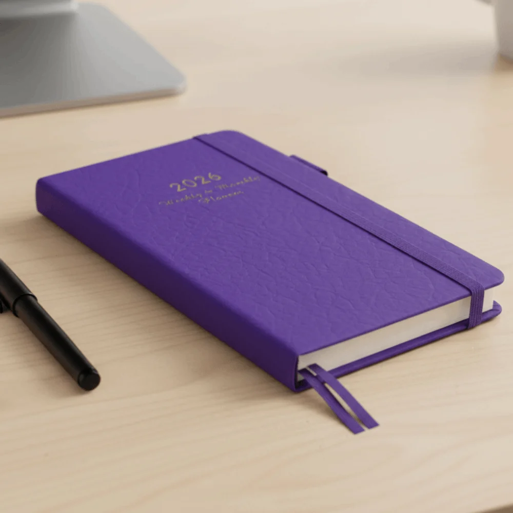 Hardcover 2026 Weekly Plan Notebook Convenient Elastic Strap Weekly Monthly Planner Ribbon Bookmark Portable
Hardcover 2026 Weekly Plan Notebook Convenient Elastic Strap Weekly Monthly Planner Ribbon Bookmark Portable