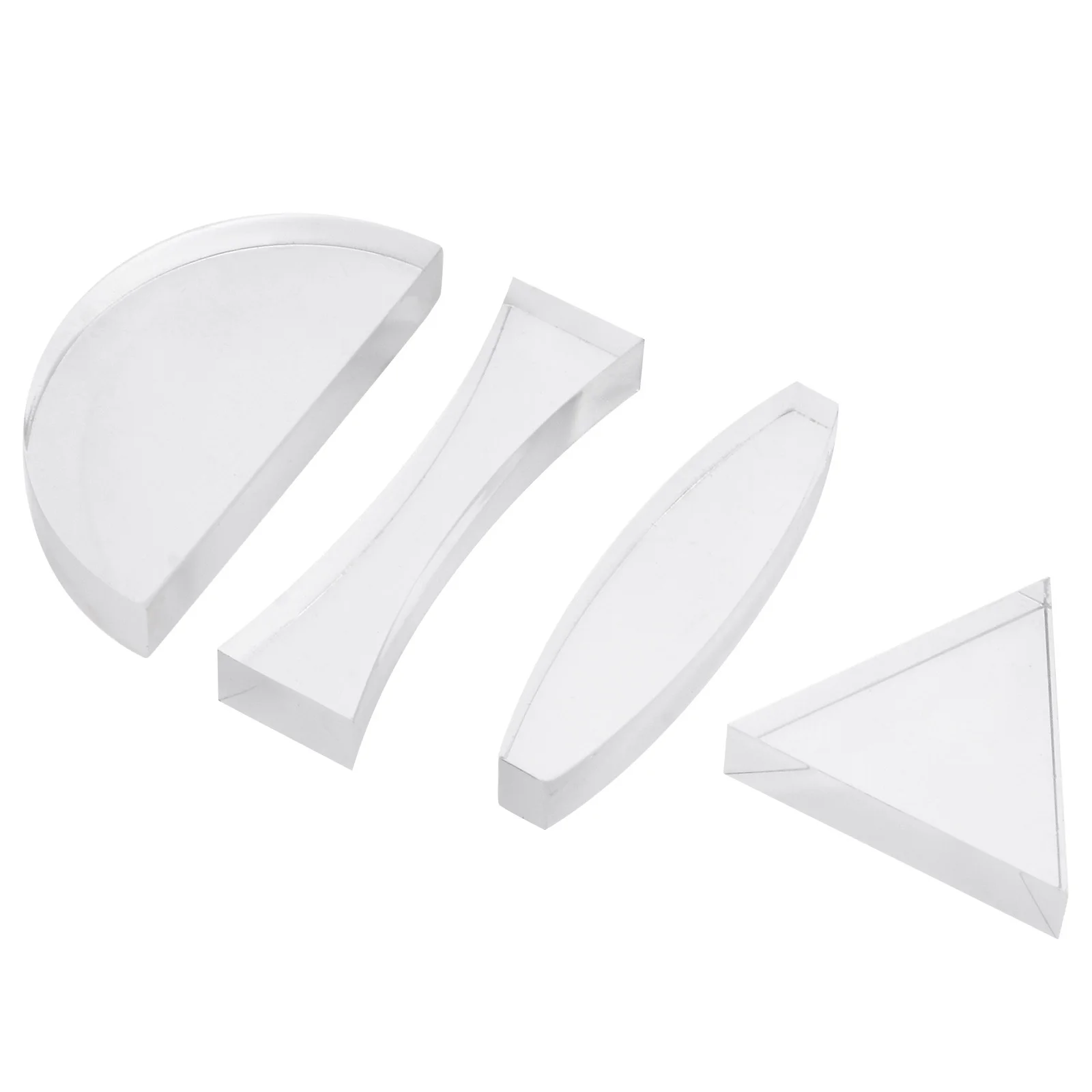 4Pcs Optical Acrylic Lens Set Basic Physics Teaching Aid Demonstrating Light Convergence Refraction Principles Teaching 
4Pcs Optical Acrylic Lens Set Basic Physics Teaching Aid Demonstrating Light Convergence Refraction Principles Teaching