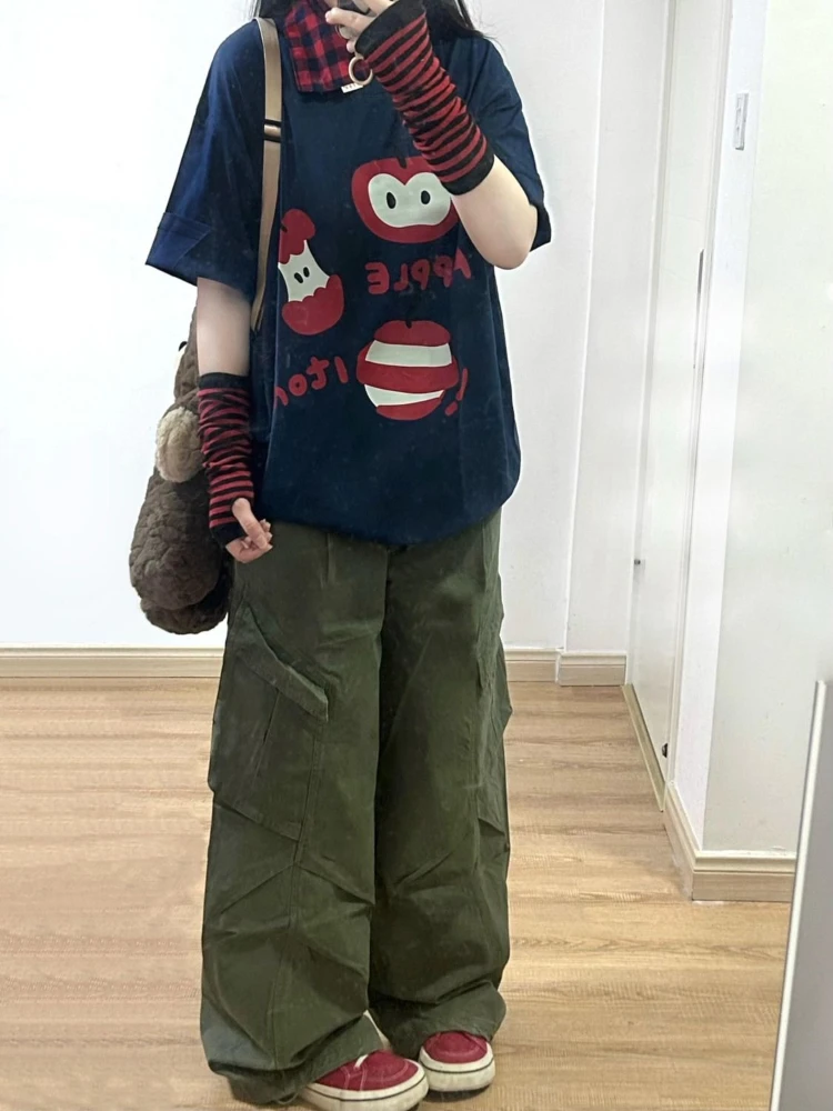 Korobov Korean Fashion Summer O Neck Casual Loose Print Cotton Half +Sleeve Women's T-shirts
Korobov Korean Fashion Summer O Neck Casual Loose Print Cotton Half +Sleeve Women's T-shirts