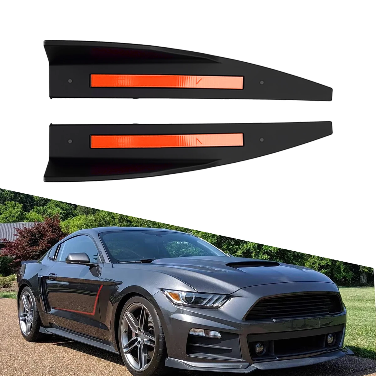 Car Side Skirts Extension Winglet Bumper For Ford Mustang ROUSH 2015-2025 Acessories Body Extension Rocker Splitters Diffuser
Car Side Skirts Extension Winglet Bumper For Ford Mustang ROUSH 2015-2025 Acessories Body Extension Rocker Splitters Diffuser
