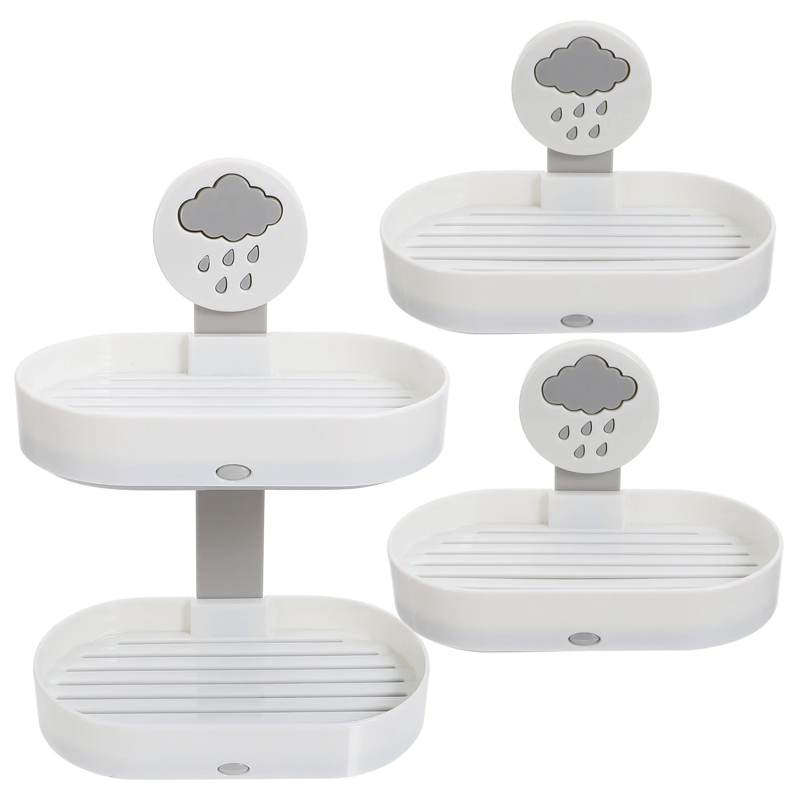 3pcs Wall Hanging Soap Dish PP Material Punch Free Drainage Soap Holder for Bathroom Kitchen Travel Bath Trays
3pcs Wall Hanging Soap Dish PP Material Punch Free Drainage Soap Holder for Bathroom Kitchen Travel Bath Trays