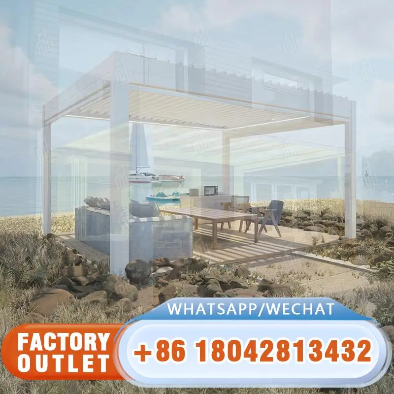 3mX3m 3mX4m 4mX4m 6mX3m 6mX4m Алюминий Моторизованный Открытый Патио Садовая Структура Пергола
3mX3m 3mX4m 4mX4m 6mX3m 6mX4m Алюминий Моторизованный Открытый Патио Садовая Структура Пергола
