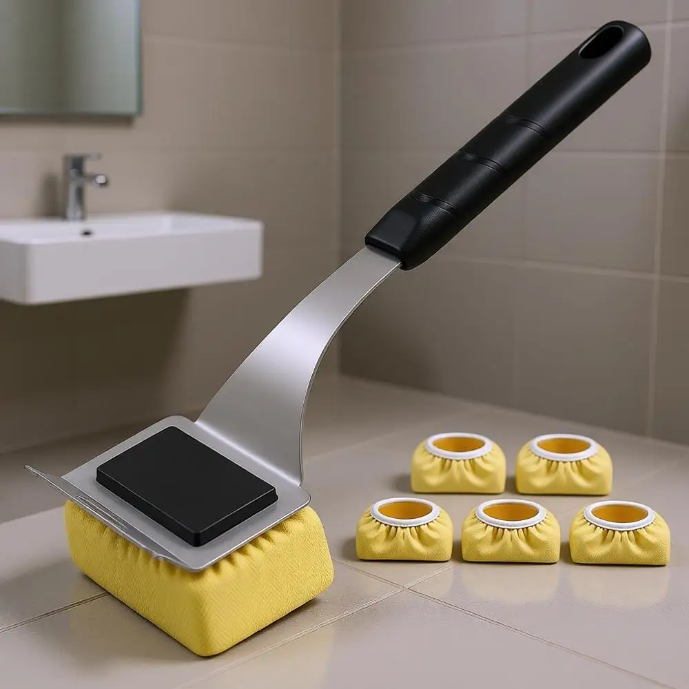5-Pad Refillable Grill Cleaning Brush - Stainless Steel Scraper for BBQ and Cast Iron Grates
5-Pad Refillable Grill Cleaning Brush - Stainless Steel Scraper for BBQ and Cast Iron Grates