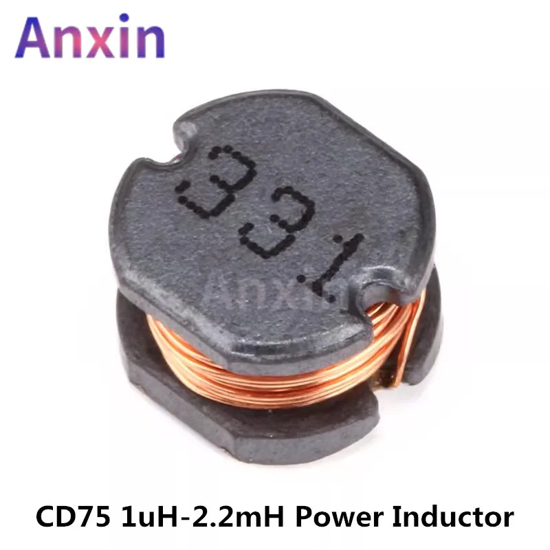 20PCS CD75 SMDw qw 2.2 4.7 10 15 22 33 47 68 100 150 220 330 470UH Wire Wound Chip Power Inductance 1mH 101 102 2R2
20PCS CD75 SMDw qw 2.2 4.7 10 15 22 33 47 68 100 150 220 330 470UH Wire Wound Chip Power Inductance 1mH 101 102 2R2