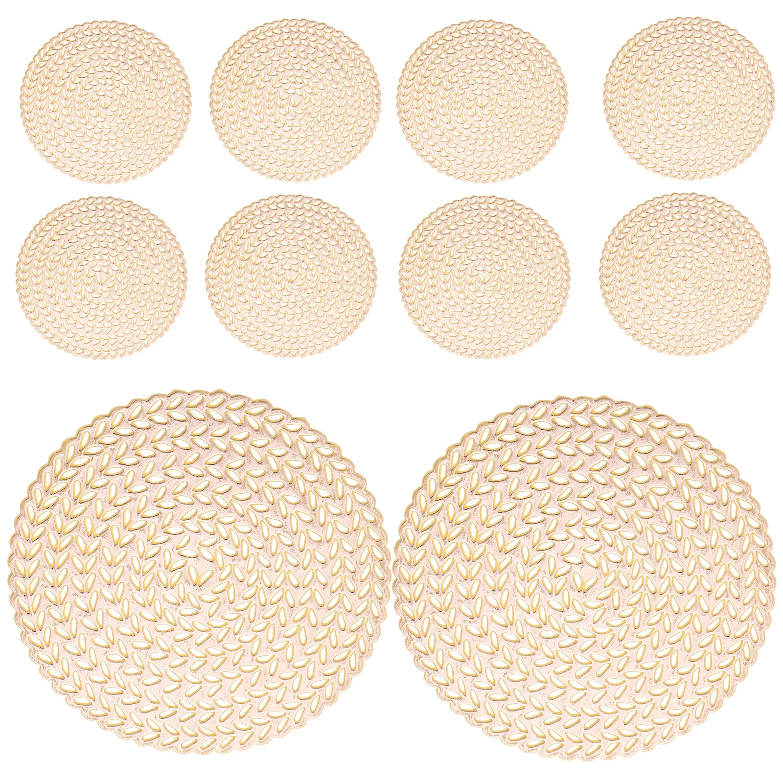 10pcs Hollow Design Nonslip Placemats For Dining Table Decor Modern Kitchen Accessories Coffee Station Table Mats Pvc Coasters
10pcs Hollow Design Nonslip Placemats For Dining Table Decor Modern Kitchen Accessories Coffee Station Table Mats Pvc Coasters