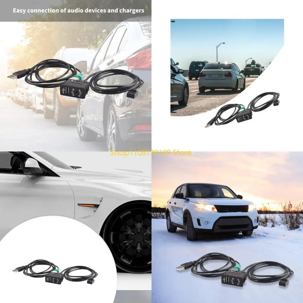 Automotive Accessories Adapter for Car Stereo AUX in USB Switch Connector for E46 1999-2006 320ci 320cic
Automotive Accessories Adapter for Car Stereo AUX in USB Switch Connector for E46 1999-2006 320ci 320cic