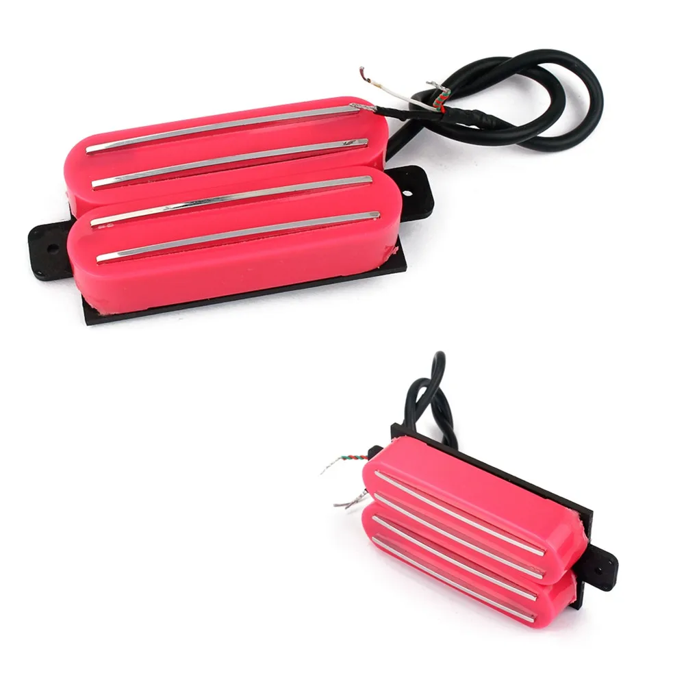 Dual Hot Rail Humbucker Neck Pickup 4 Conductor Wiring for St Tl Style Electric Guitar DIY Replacement Sturdy ABS Copper Iron
Dual Hot Rail Humbucker Neck Pickup 4 Conductor Wiring for St Tl Style Electric Guitar DIY Replacement Sturdy ABS Copper Iron