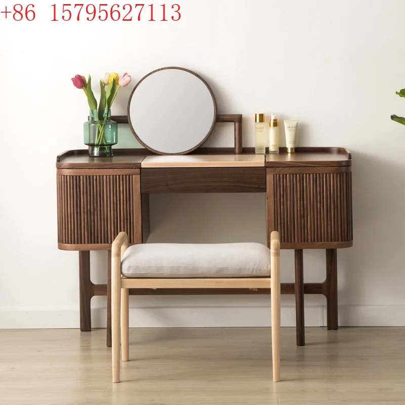 Скандинавский простой комод из цельного дерева, интегрированный с зеркалом, столик для макияжа в спальне, вентилятор, комод, табурет для макияжа
Скандинавский простой комод из цельного дерева, интегрированный с зеркалом, столик для макияжа в спальне, вентилятор, комод, табурет для макияжа