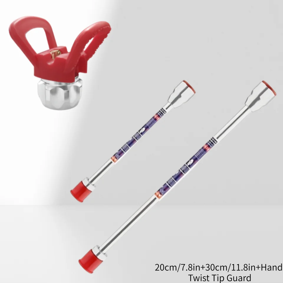 20cm+30cm Airless Sprayer Extension Pole Set with Tip Guard for Paint Gun
20cm+30cm Airless Sprayer Extension Pole Set with Tip Guard for Paint Gun