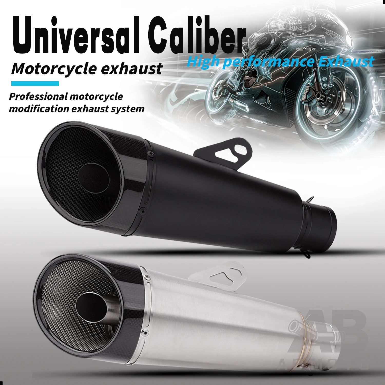 The One MOTO For Universal 51mm motorcycle exhaust system modified with carbon fiber escape muffler
The One MOTO For Universal 51mm motorcycle exhaust system modified with carbon fiber escape muffler