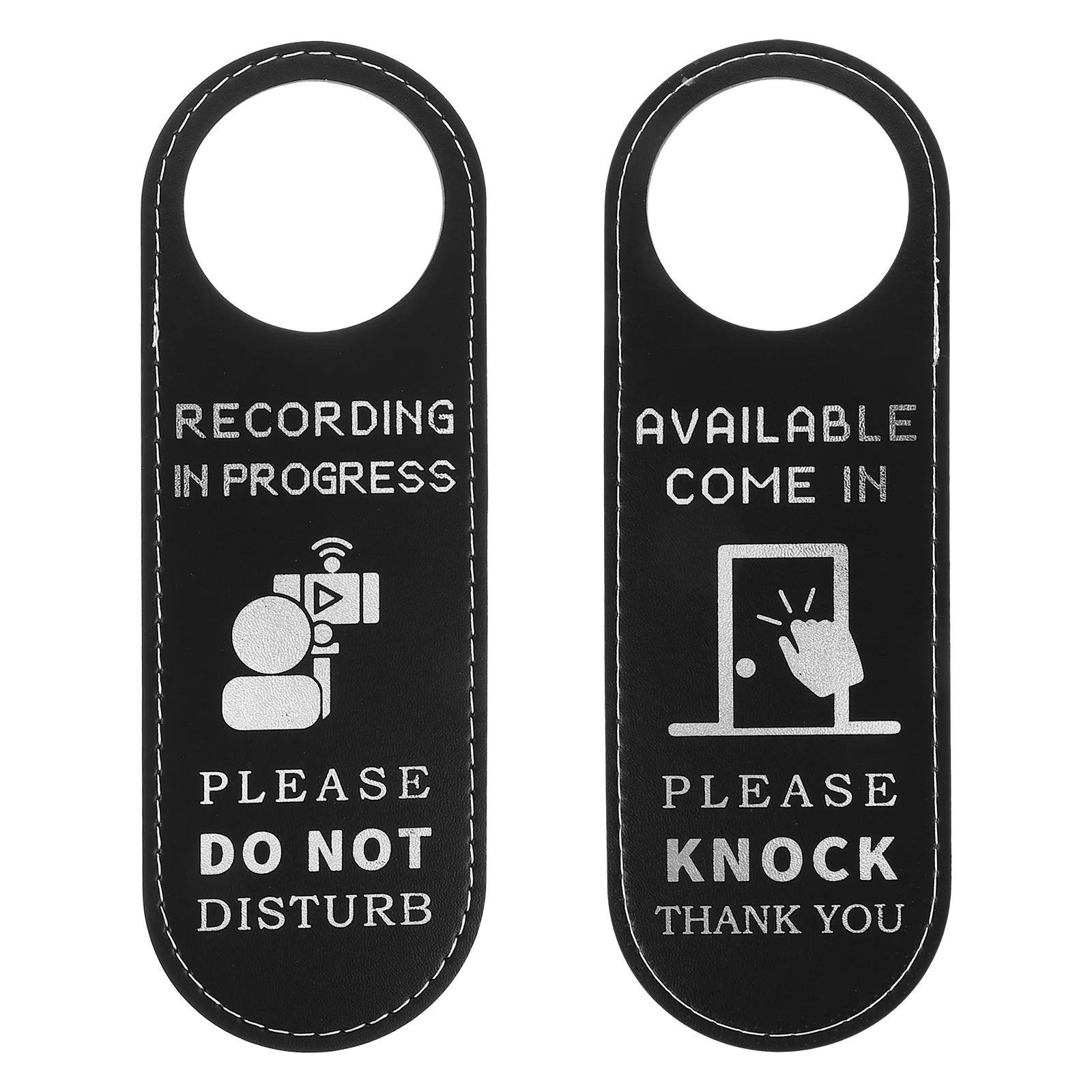 2Pcs Double Recording In Portable Sign Reusable Hanger Office Sign For Door Knob Household Decoration Board
2Pcs Double Recording In Portable Sign Reusable Hanger Office Sign For Door Knob Household Decoration Board