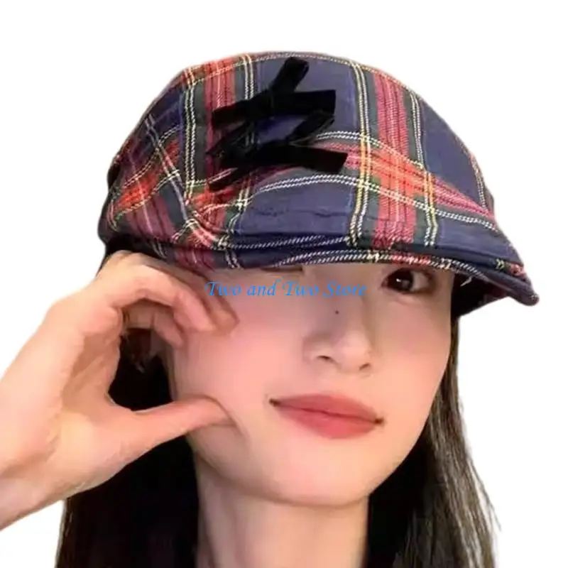 HX6F Girl Teens Hat Temperament Woman Painter Hat with Lattice Pattern Teens Spring Sunproof Japanese Hat
HX6F Girl Teens Hat Temperament Woman Painter Hat with Lattice Pattern Teens Spring Sunproof Japanese Hat