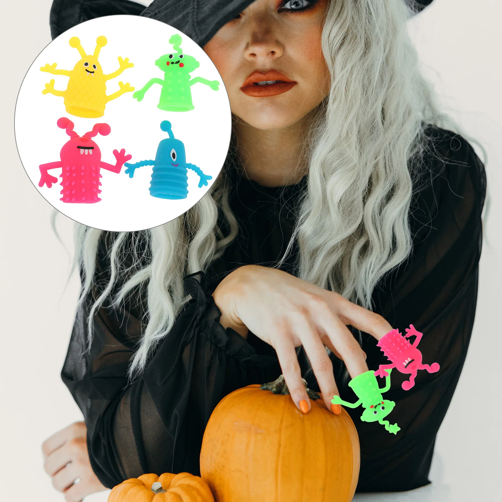 Halloween Monster Mini Hand Finger Puppets Toy TPR Figure Novelty Sensory Prank Trick Toys Party Favors Random Color
Halloween Monster Mini Hand Finger Puppets Toy TPR Figure Novelty Sensory Prank Trick Toys Party Favors Random Color