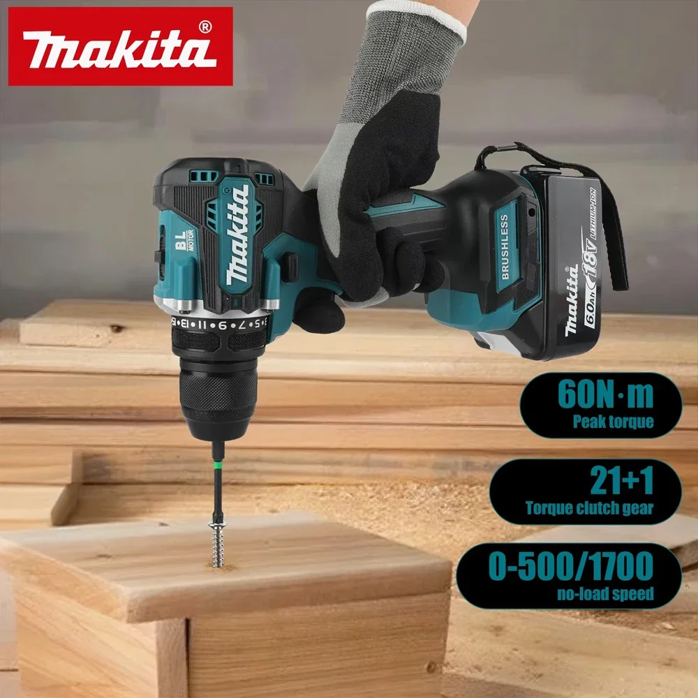 Makita DDF487 10mm Brushless Cordless Hammer Driver-Drill 18V LXT® Lithium-Ion Compact High Torque Electric Screwdriver
Makita DDF487 10mm Brushless Cordless Hammer Driver-Drill 18V LXT® Lithium-Ion Compact High Torque Electric Screwdriver