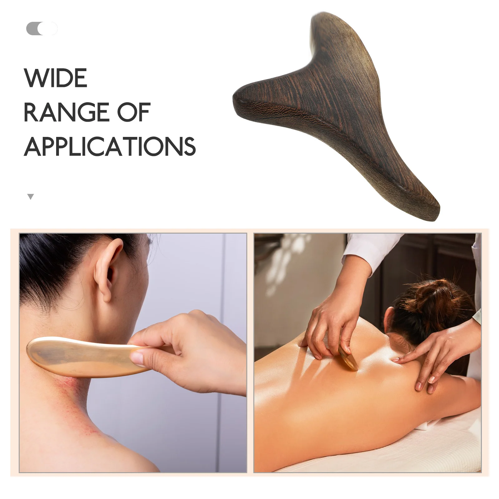 Jade Gua Sha Board for Face Massage and Body Scraping 1pc SPA Therapy Stone Tool Massaging Board with Wooden Handle Stick
Jade Gua Sha Board for Face Massage and Body Scraping 1pc SPA Therapy Stone Tool Massaging Board with Wooden Handle Stick