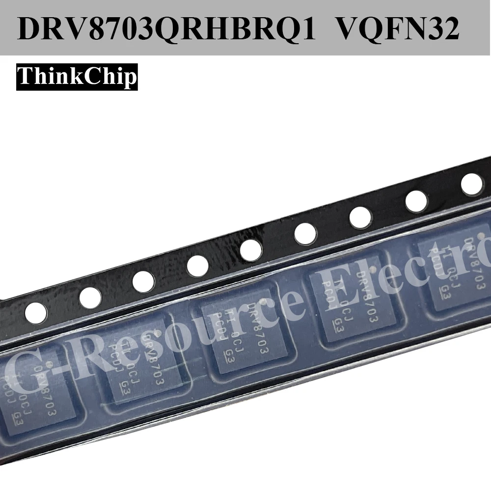 (10 pcs) DRV8703QRHBRQ1 (Marking DRV8703) VQFN-32 H-Bridge Gate Driver for Brushed DC Motors, Automotive AEC-Q100
(10 pcs) DRV8703QRHBRQ1 (Marking DRV8703) VQFN-32 H-Bridge Gate Driver for Brushed DC Motors, Automotive AEC-Q100