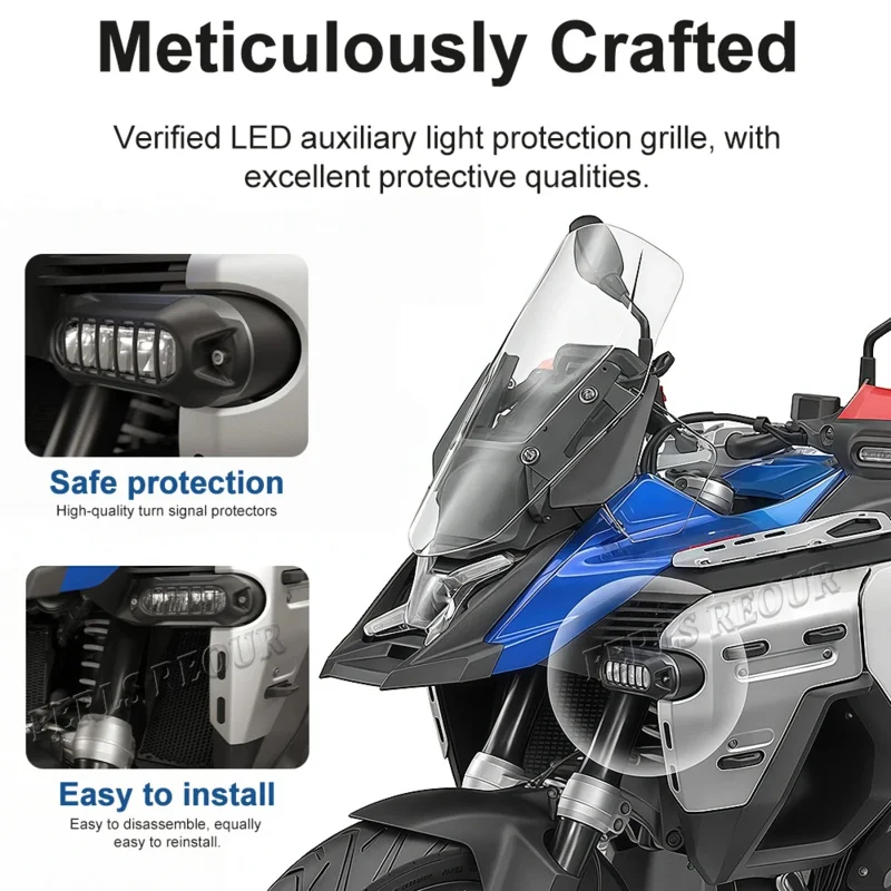 2024 2025 R1300 GS Adventure Auxiliary Light Motorcycle Lamp Guards LED ADVLED 2024 2025 R1300GS ADVLED Motorcycle Accessories
2024 2025 R1300 GS Adventure Auxiliary Light Motorcycle Lamp Guards LED ADVLED 2024 2025 R1300GS ADVLED Motorcycle Accessories