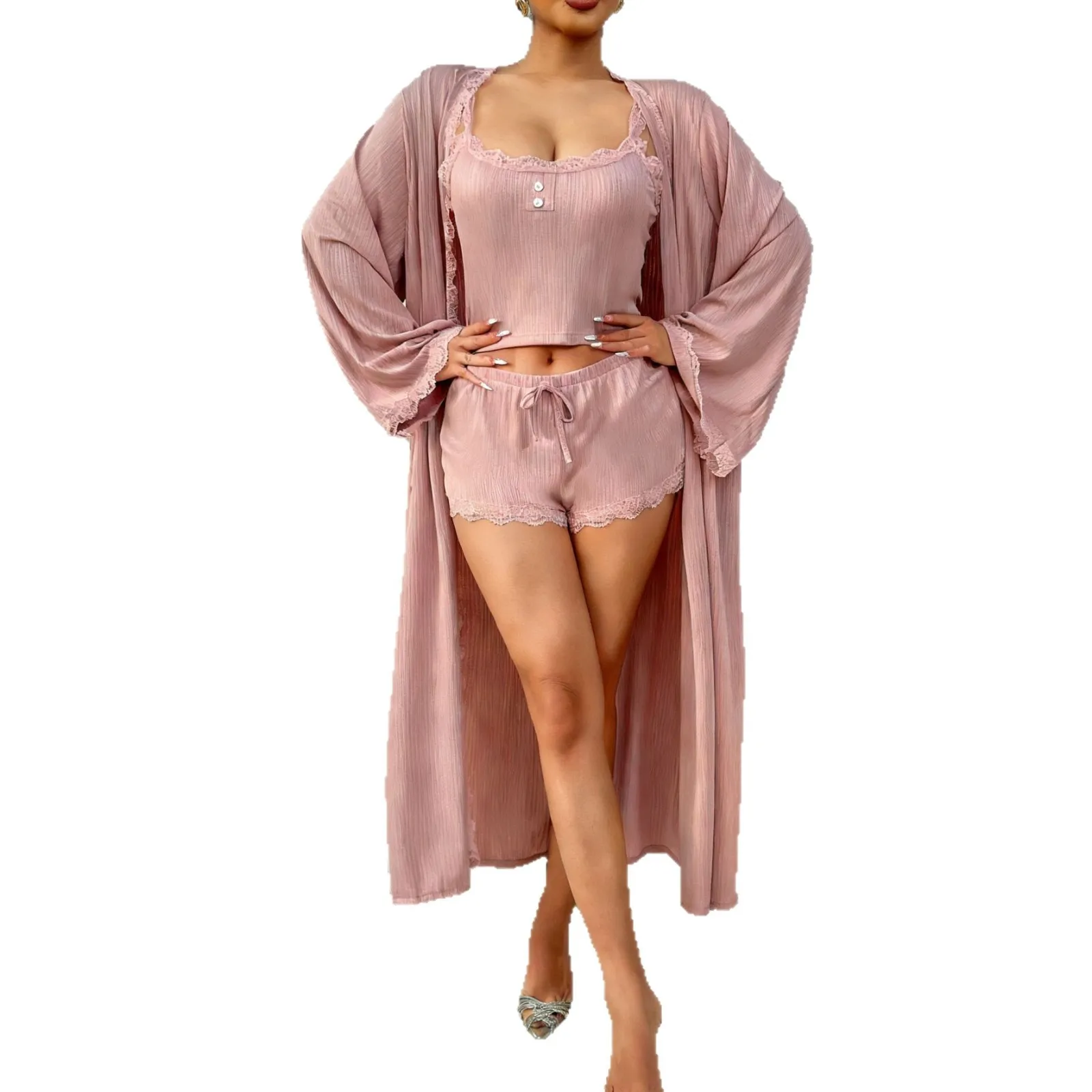 New Lace Camisole Nightdress For Women Home Wear Fashionable Sexy Casual Lightweight Silk Dress Slim-fit Breathable 7AEF
New Lace Camisole Nightdress For Women Home Wear Fashionable Sexy Casual Lightweight Silk Dress Slim-fit Breathable 7AEF