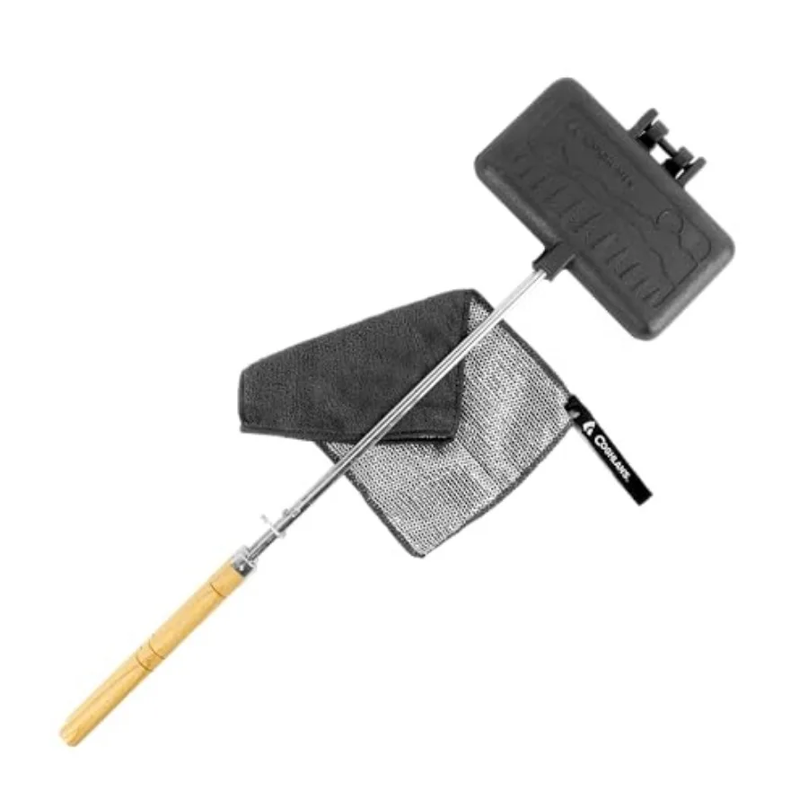 Cast Iron Camp Cooker - Pre-Seasoned Pie Iron Sandwich Maker with Heat-Resistant Removable Handles Easy-to-Clean for Toasted Pi
Cast Iron Camp Cooker - Pre-Seasoned Pie Iron Sandwich Maker with Heat-Resistant Removable Handles Easy-to-Clean for Toasted Pi