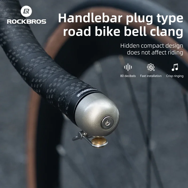 ROCKBROS Mini Bicycle Bell Clear Loud Sound Road Bike Horn Bicycle Handle Bells Ring Suitable for 22.2mm Handlebar 80db Bell
ROCKBROS Mini Bicycle Bell Clear Loud Sound Road Bike Horn Bicycle Handle Bells Ring Suitable for 22.2mm Handlebar 80db Bell