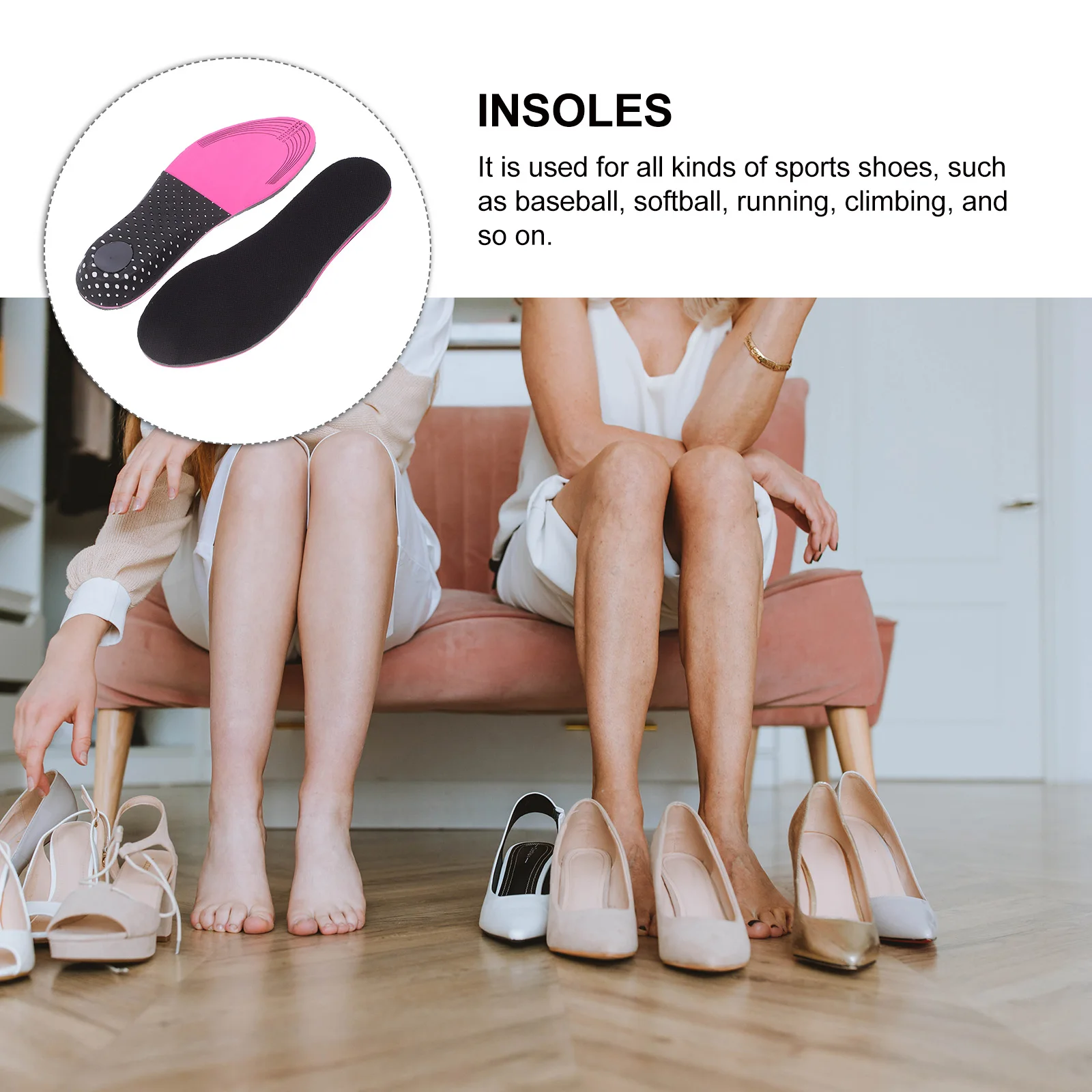 Invisible 3cm Height Boosting Insoles Lightweight Shoe Inserts for Men Women EVA Elastic Soft Breathable Foot Care
Invisible 3cm Height Boosting Insoles Lightweight Shoe Inserts for Men Women EVA Elastic Soft Breathable Foot Care