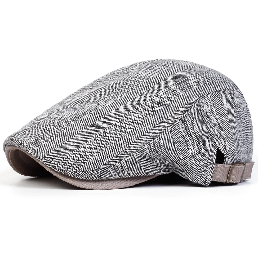 Retro Adjustable Newsboy Caps Herringbone Pattern British Style Flat Cap Grid Design Painters Hats Spring and Autumn Adjustable
Retro Adjustable Newsboy Caps Herringbone Pattern British Style Flat Cap Grid Design Painters Hats Spring and Autumn Adjustable
