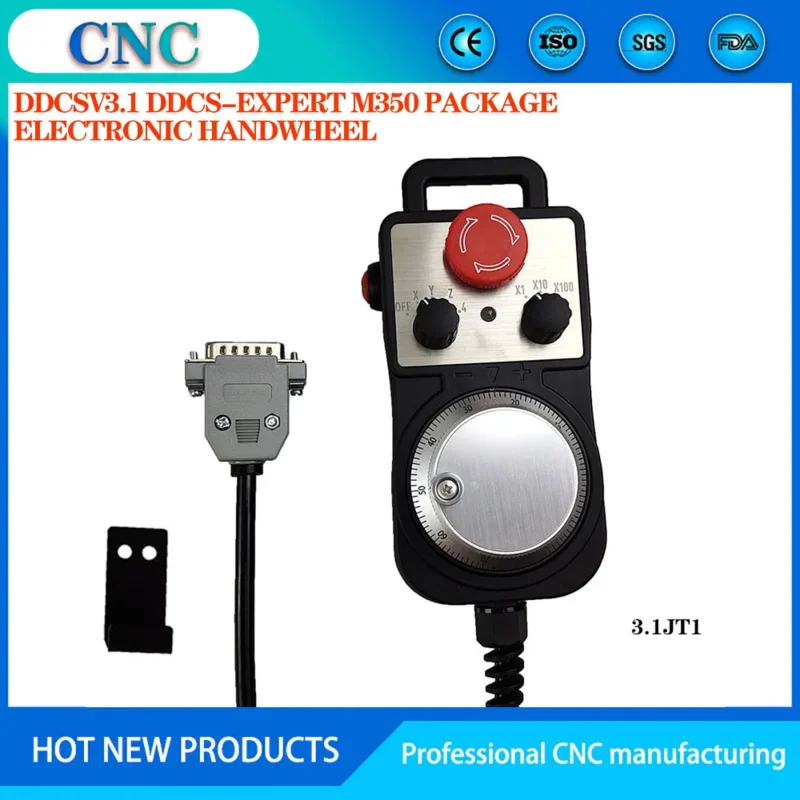 Supporting ddcsv3.1 DDCS-EXPERT M350 standard electronic handwheel MPG plug and play, no welding required
Supporting ddcsv3.1 DDCS-EXPERT M350 standard electronic handwheel MPG plug and play, no welding required